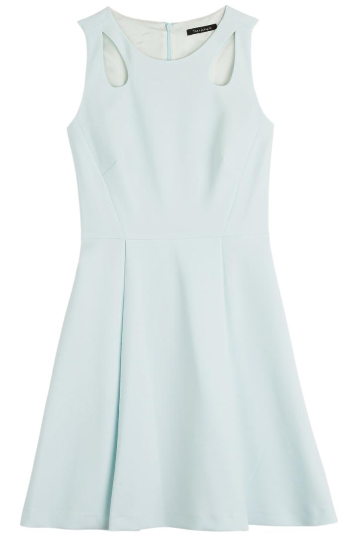 Tara Jarmon Tara Jarmon Crepe Dress With Cut-out Detail - Green