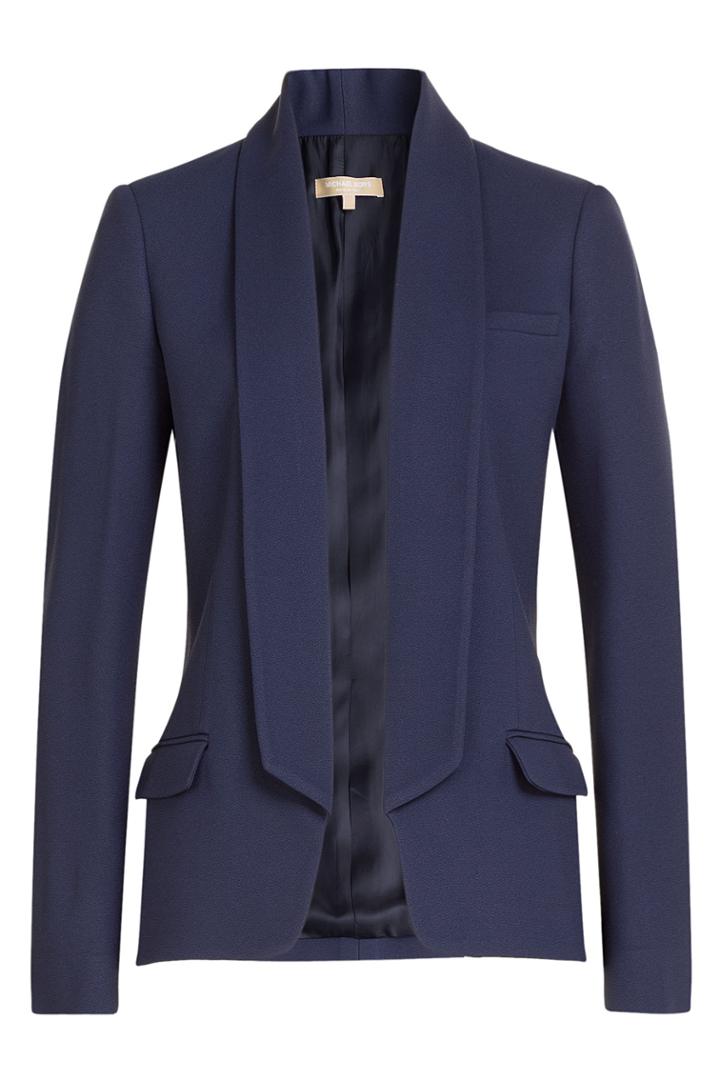 Michael Kors Michael Kors Crepe Blazer - Blue