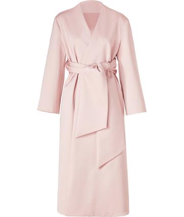 Jil Sander Bonbon Pink Belted Coat