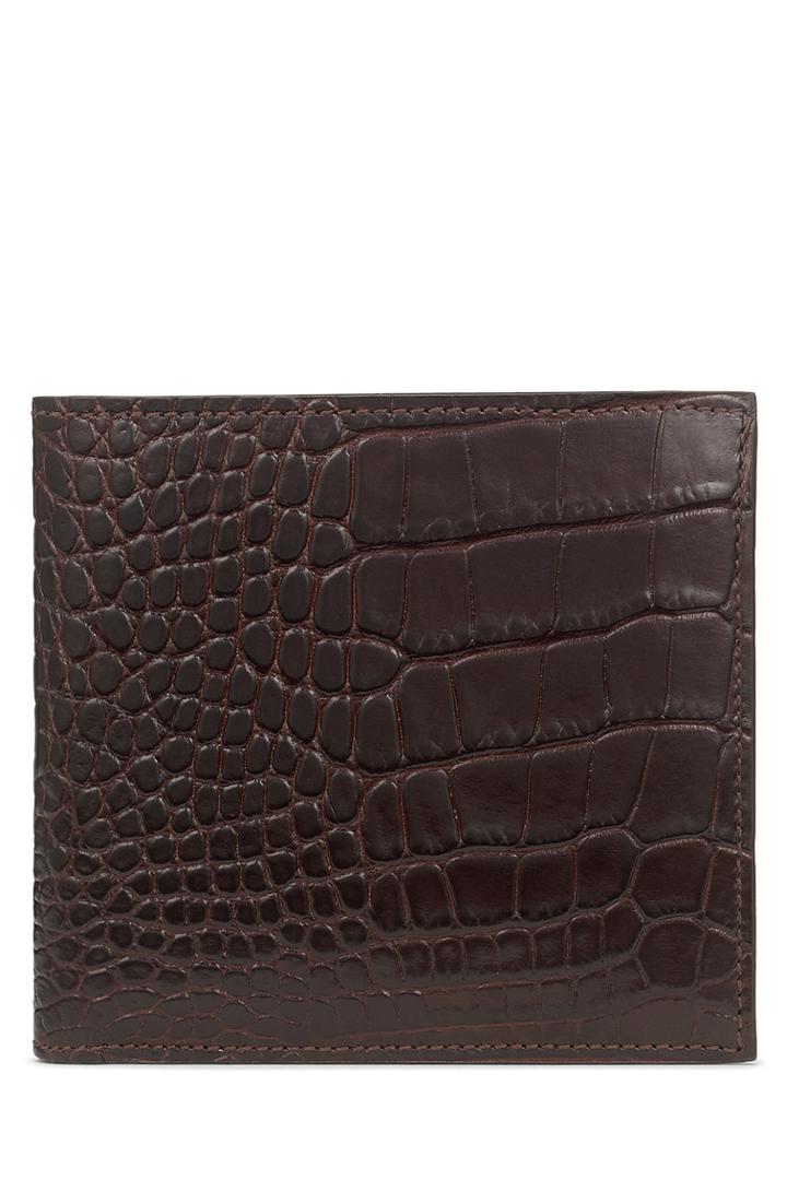 Smythson Smythson Mara Embossed Leather Wallet