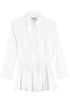 Burberry London Cotton Shirt With Peplum