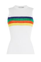 Mary Katrantzou Mary Katrantzou Ribbed Sleeveless Top - Multicolored