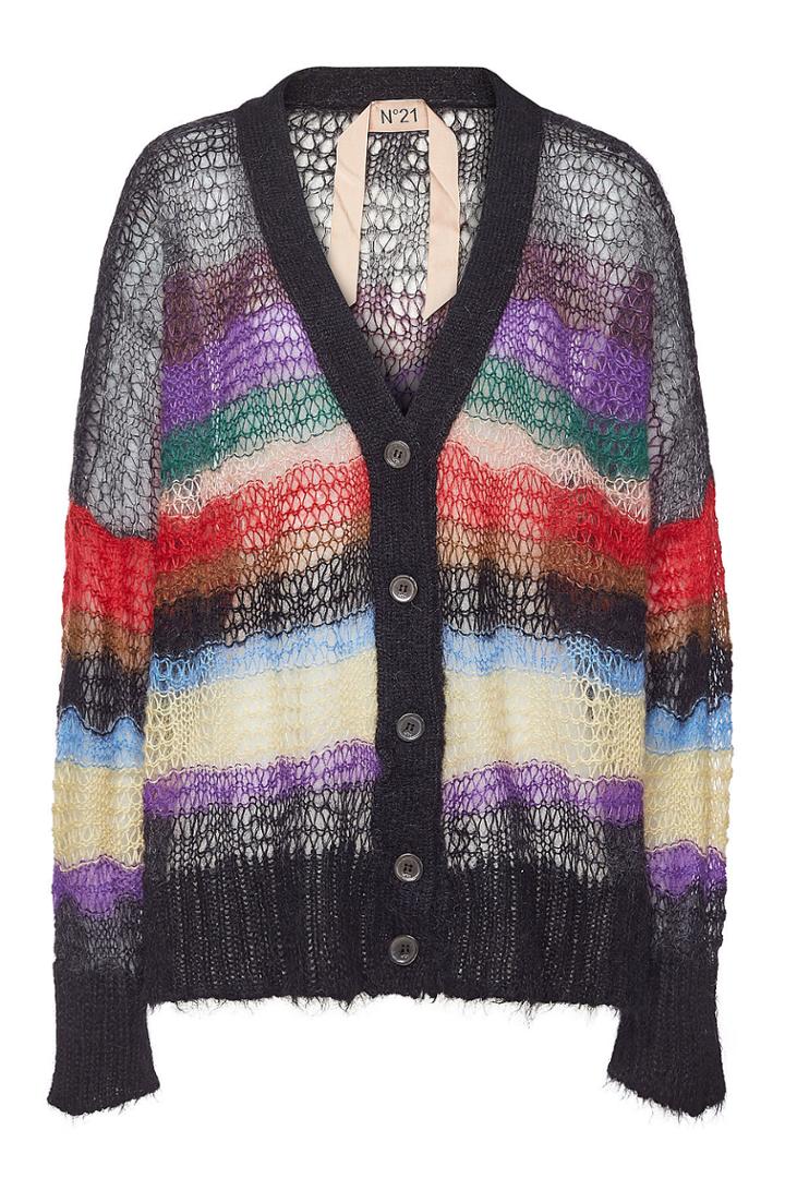 N 21 N&deg;21 Cardigan With Mohair