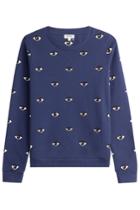 Kenzo Kenzo Printed Cotton Sweatshirt - Blue