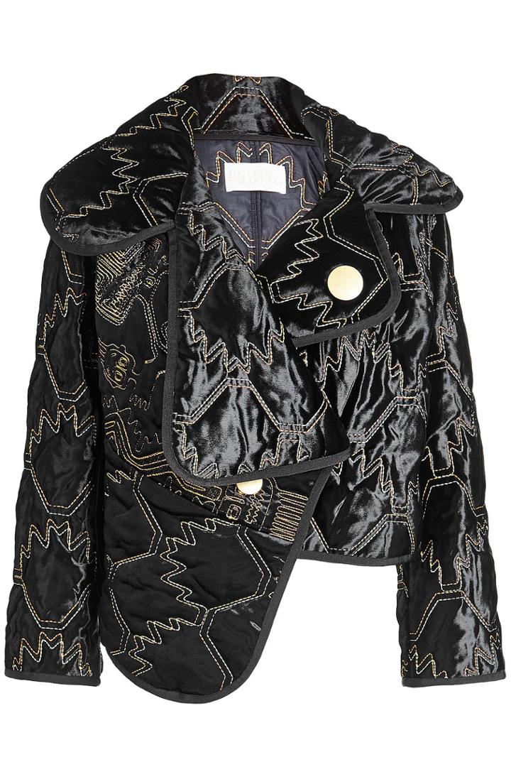 Peter Pilotto Peter Pilotto Velvet Jacket With Contrast Thread
