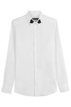 Dolce & Gabbana Dolce & Gabbana Cotton Shirt With Embellishment - White