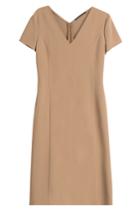 Agnona Agnona Wool Dress - Camel