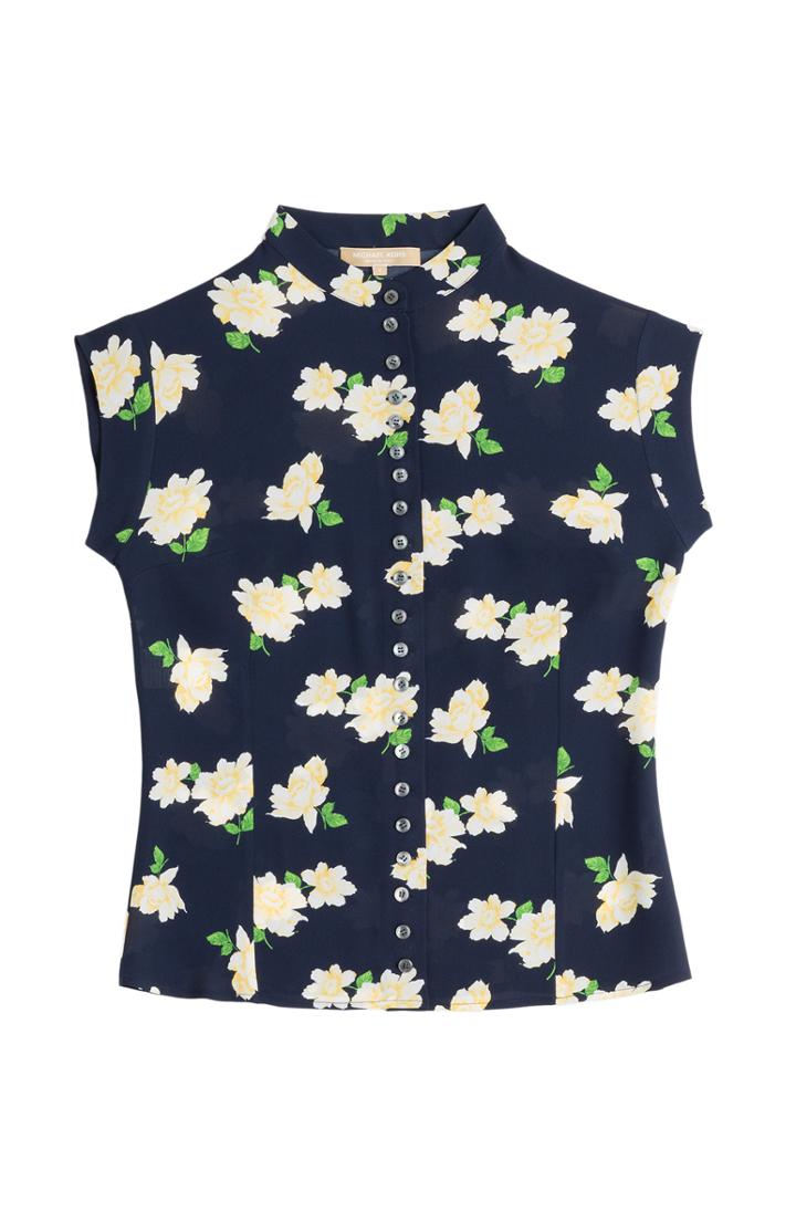 Michael Kors Floral Sleeveless Floral Top