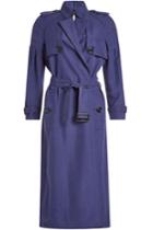 Burberry Burberry Mulberry Silk Trench Coat