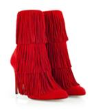 Paul Andrew Suede Fringed Taos Boots