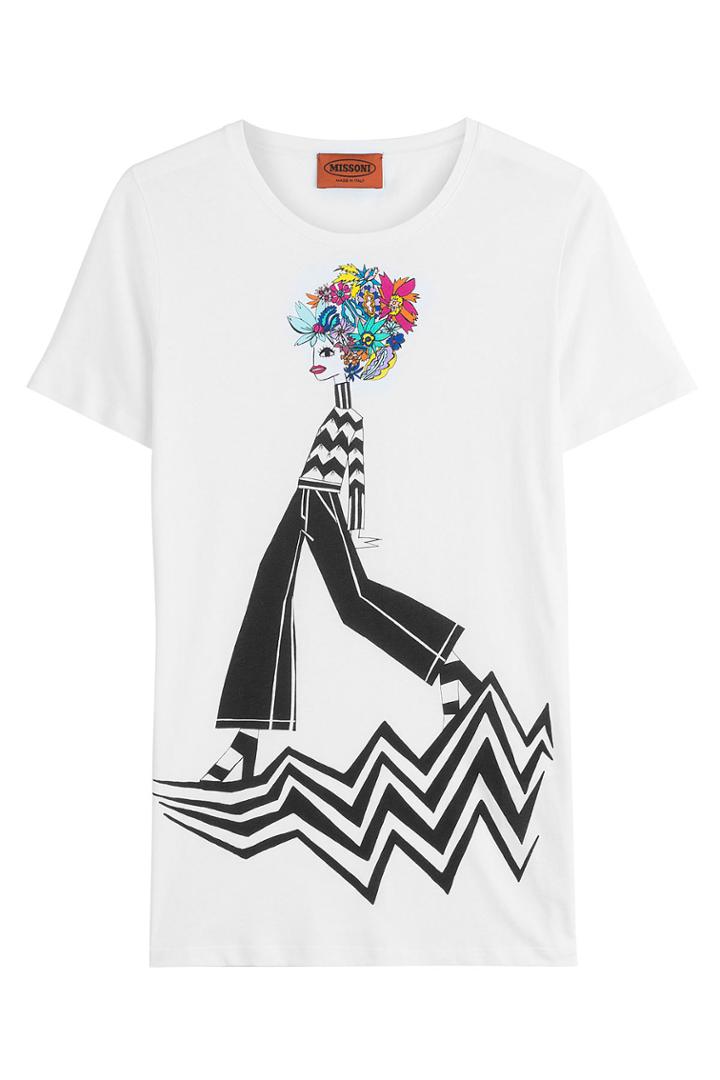 Missoni Missoni Printed Cotton T-shirt