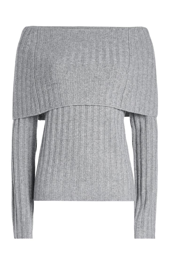 Theory Theory Ribbed Cashmere Pullover