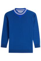 Golden Goose Golden Goose Merino Sporty Sweater - Blue