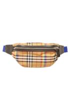 Burberry Burberry Checked Belt Bag With Leather