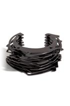 Lynn Ban Lynn Ban Large Throwing Star Cuff - Black