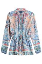 Etro Etro Printed Cotton-silk Blouse