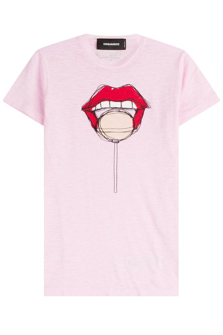 Dsquared2 Dsquared2 Printed Cotton-linen T-shirt