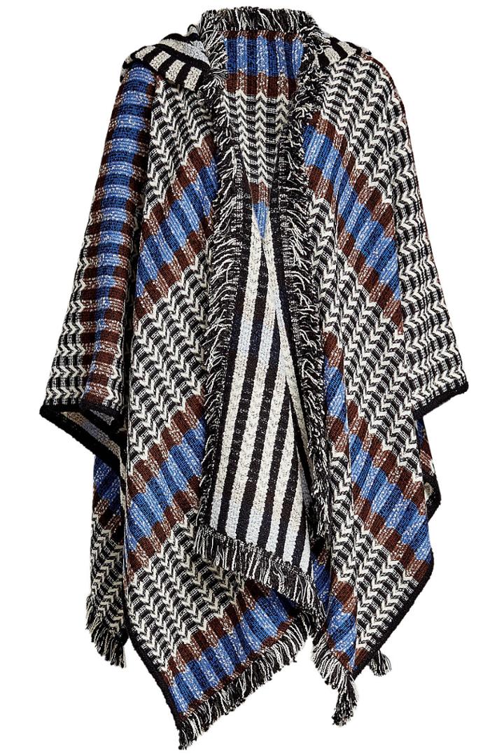 Missoni Missoni Fringed Wool Cape With Cashmere