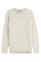Vince Vince Wool Pullover With Silk And Cashmere - White