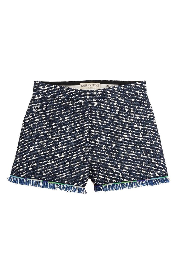 Emilio Pucci Tweed Shorts