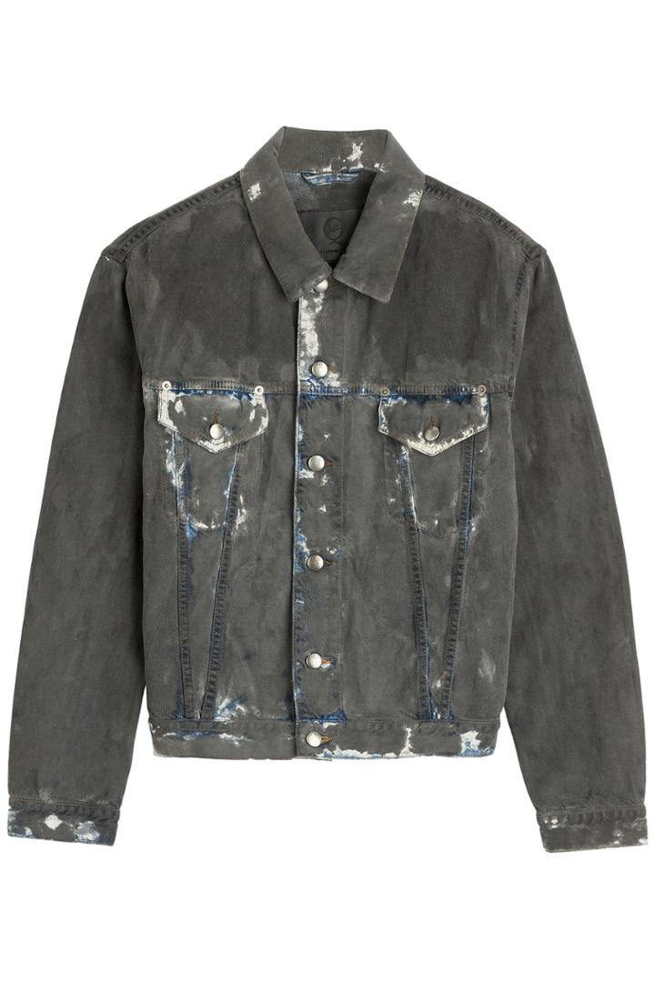 Mcq Alexander Mcqueen Mcq Alexander Mcqueen Loose Fit Denim Jacket - Grey