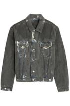 Mcq Alexander Mcqueen Mcq Alexander Mcqueen Loose Fit Denim Jacket - Grey