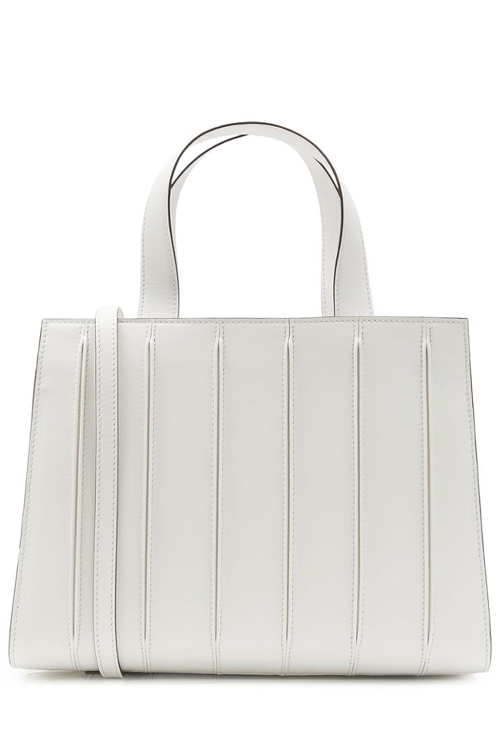 Max Mara Max Mara Leather Tote - White
