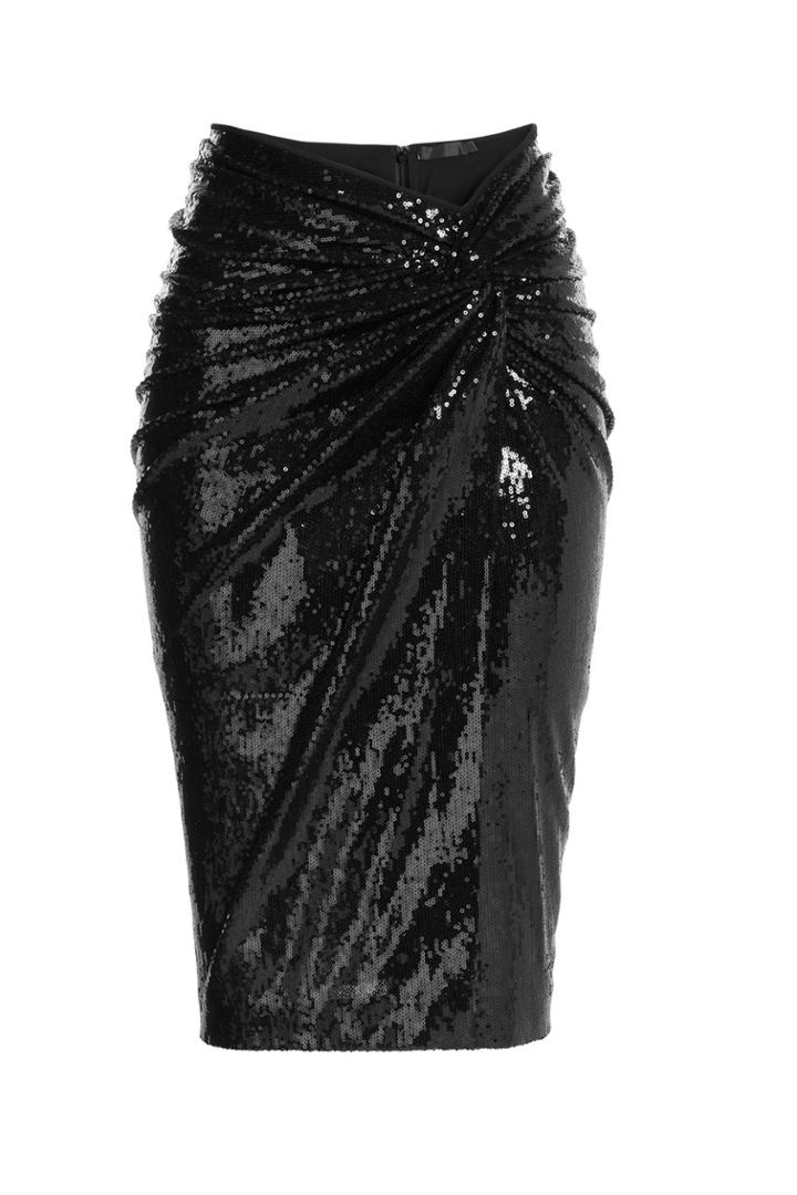 Donna Karan Donna Karan Sequin Skirt - Black