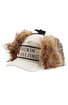 Dsquared2 Baseball Cap With Coyote Fur