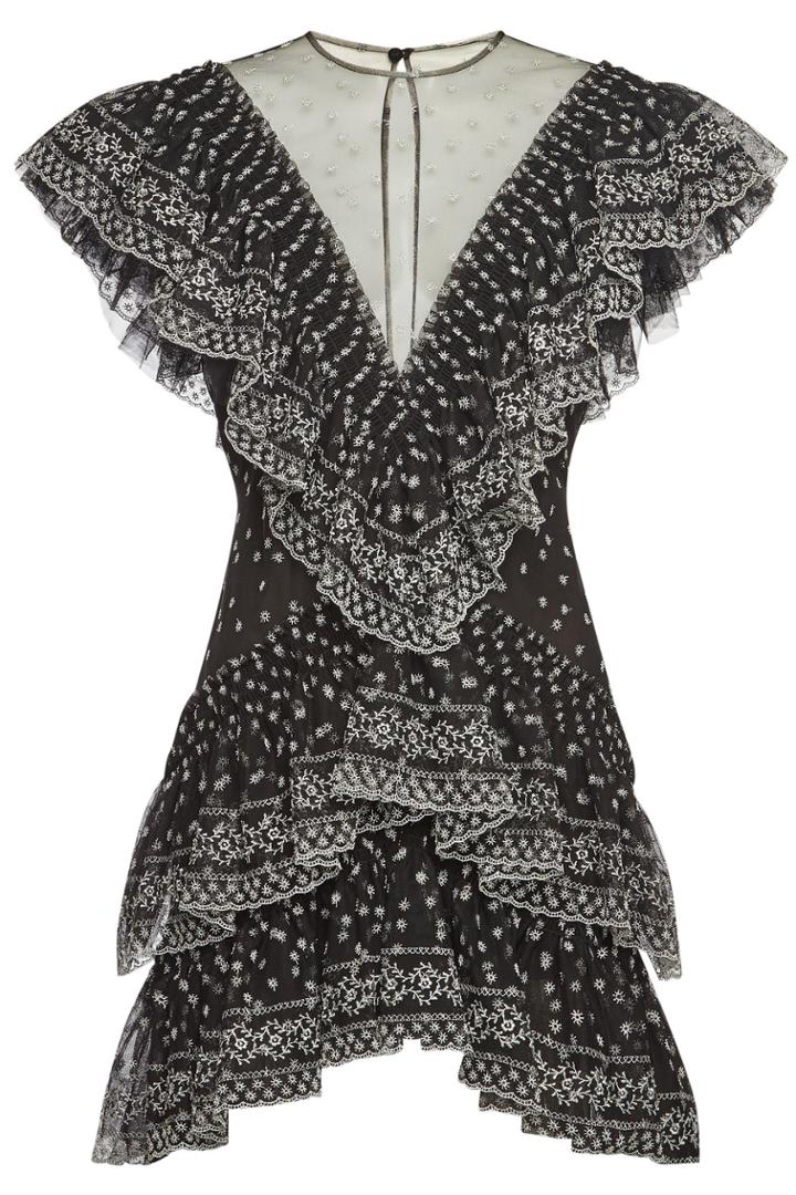 Philosophy Di Lorenzo Serafini Philosophy Di Lorenzo Serafini Cocktail Mini Dress With Embroidery