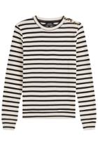 A.p.c. A.p.c. Striped Cotton Pullover - White