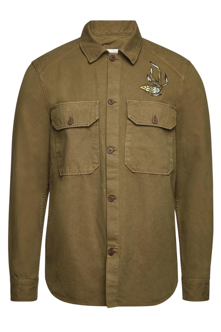 Closed Closed Embroidered Cotton Shirt