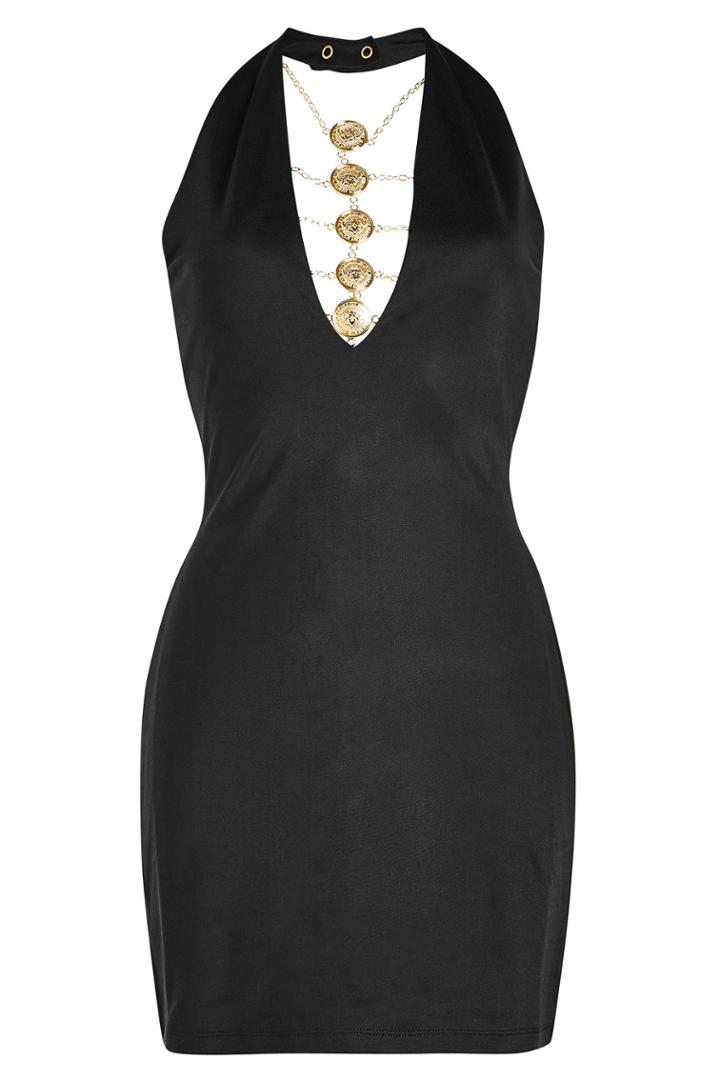 Balmain Balmain Dress With Embossed Buttons