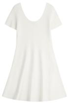Theory Theory Jersey Dress With Flared Skirt - White