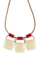 Marni Marni Triple Pendant Necklace - Multicolor