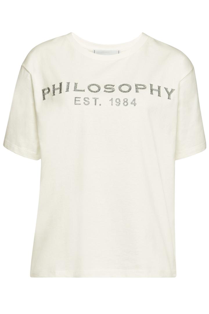 Philosophy Di Lorenzo Serafini Philosophy Di Lorenzo Serafini Cotton Logo Print T-shirt