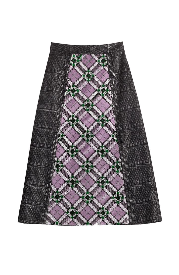Mary Katrantzou Sequin Embellished Midi Skirt