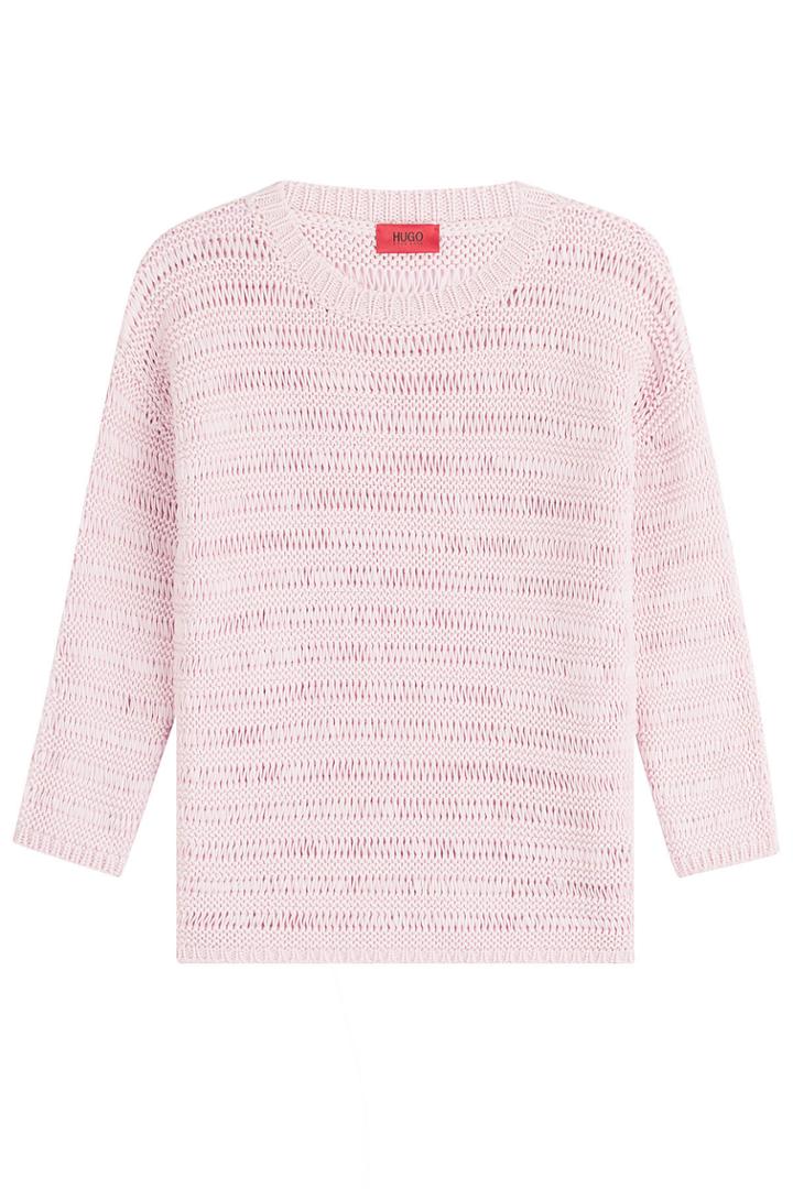 Hugo Hugo Cotton Pullover - Magenta