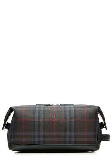 Burberry Shoes & Accessories Burberry Shoes & Accessories Checked Dopp Kit - Black