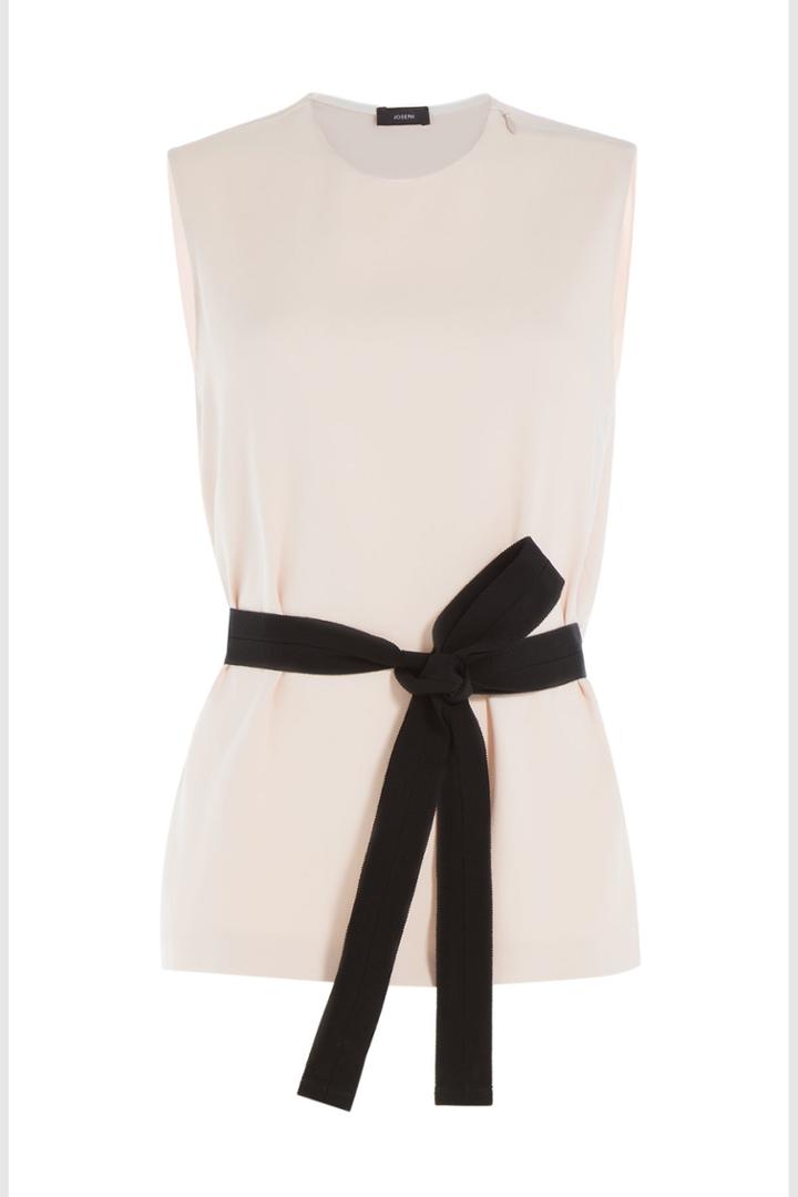 Joseph Joseph Belted Crepe Shell - None