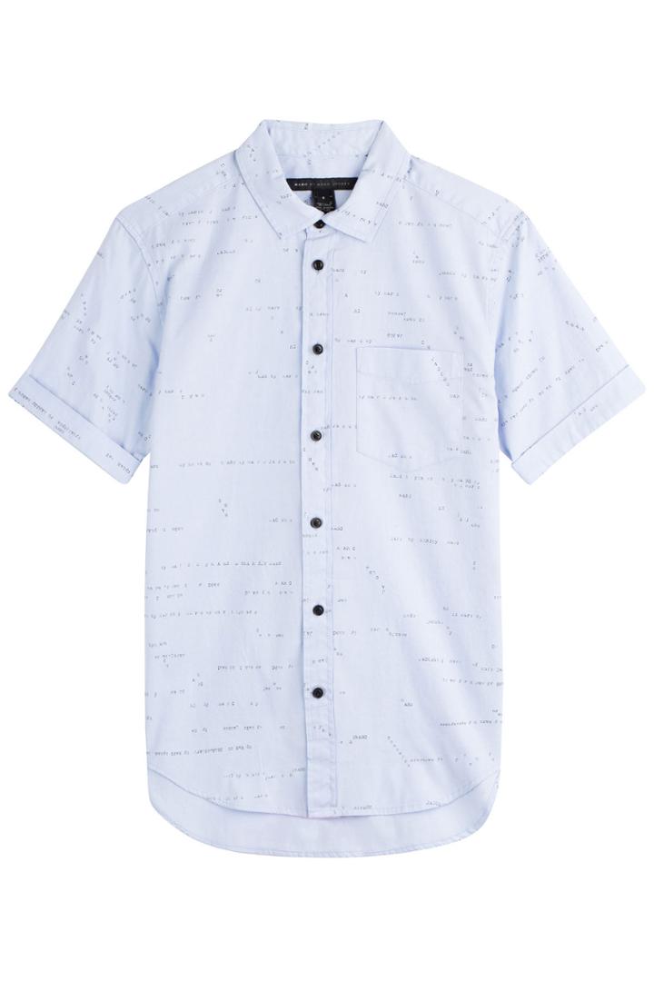 Marc By Marc Jacobs Marc By Marc Jacobs Printed Cotton Shirt - Black