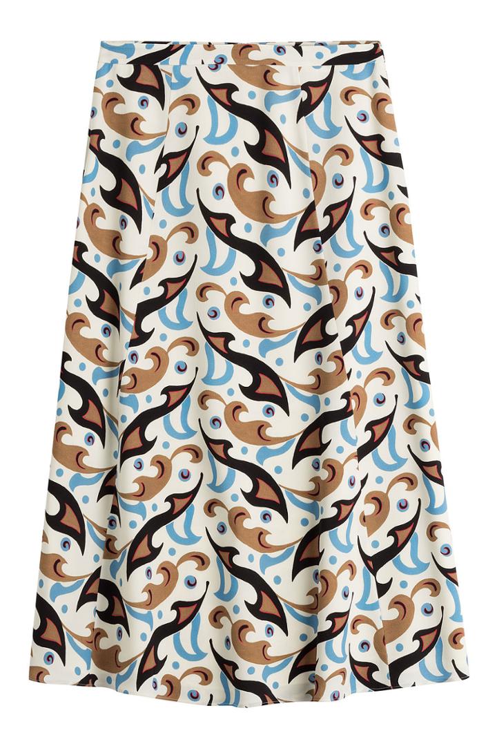 Etro Etro Printed Wool Skirt - Multicolored