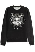 Kenzo Kenzo Embroidered Wool-cotton Pullover - Black