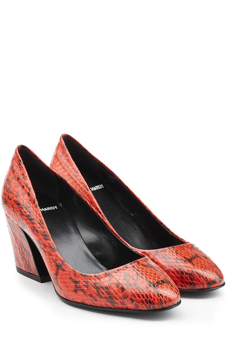 Pierre Hardy Snakeskin Pumps