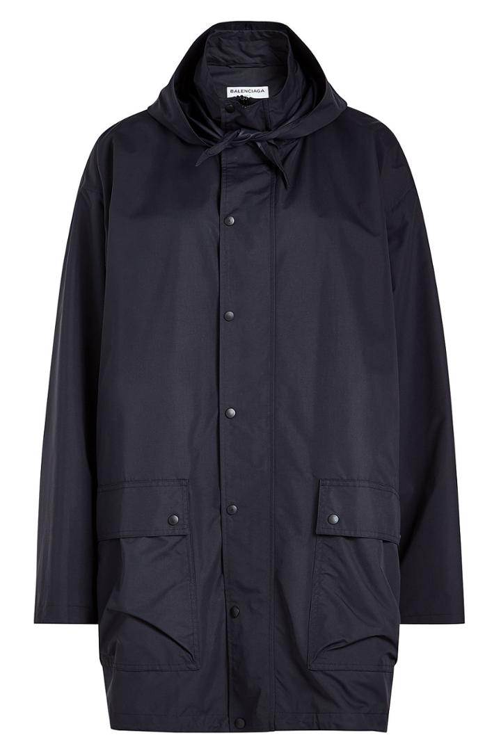 Balenciaga Balenciaga Logo Windbreaker With Hood