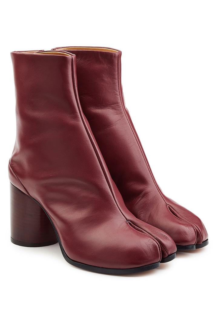 Maison Margiela Maison Margiela Leather Split Toe Ankle Boots