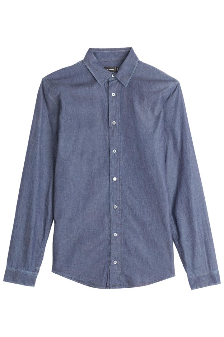 Jil Sander Jil Sander Edera Cotton Shirt - Blue