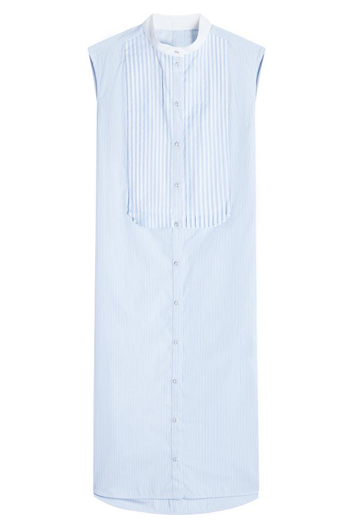 Victoria, Victoria Beckham Victoria, Victoria Beckham Striped Cotton Dress - Blue