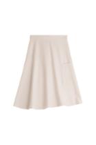 Jil Sander Jil Sander Virgin Wool Skirt - White