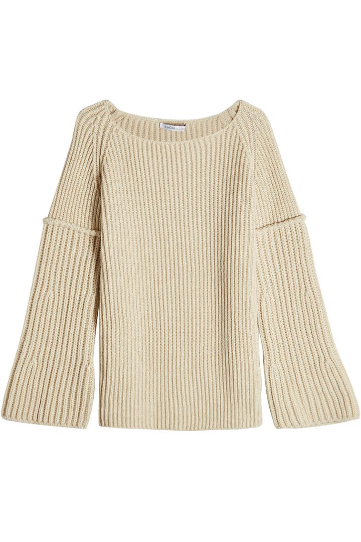 Agnona Agnona Ribbed Pullover With Wool